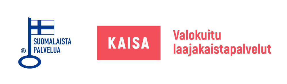 Kaisanet Valokuitu laajakaistapalvelut Avainlippu